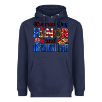 Navy Memorial day honor and remember Heavyweight Hoodie - Neo Western