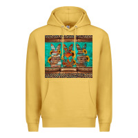 Antique Gold western easter bunnies Premium Hoodie - Jasminsmagicworld