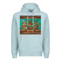 Blue Mist western easter bunnies Premium Hoodie - Jasminsmagicworld