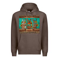 Coffee western easter bunnies Premium Hoodie - Jasminsmagicworld