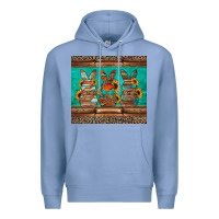 Colony Blue western easter bunnies Premium Hoodie - Jasminsmagicworld