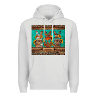 Dove Grey western easter bunnies Premium Hoodie - Jasminsmagicworld