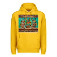 Lemon western easter bunnies Premium Hoodie - Jasminsmagicworld