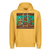 Mustard western easter bunnies Premium Hoodie - Jasminsmagicworld