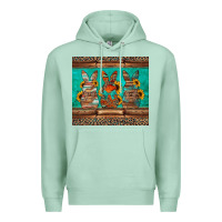 Seafoam western easter bunnies Premium Hoodie - Jasminsmagicworld
