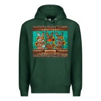 Sports Green western easter bunnies Premium Hoodie - Jasminsmagicworld