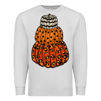 Dove Grey pumpkin halloween Premium Sweatshirt - RacoonDesign