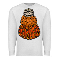 Oatmeal Heather pumpkin halloween Premium Sweatshirt - RacoonDesign