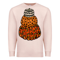 Pale Pink pumpkin halloween Premium Sweatshirt - RacoonDesign