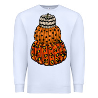 White pumpkin halloween Premium Sweatshirt - RacoonDesign