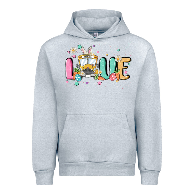 Love School Bus Urban Hoodie by MaliasSmallBusiness | Teevron