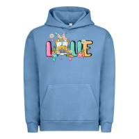 Pigment Pebble Blue love school bus Urban Hoodie - MaliasSmallBusiness