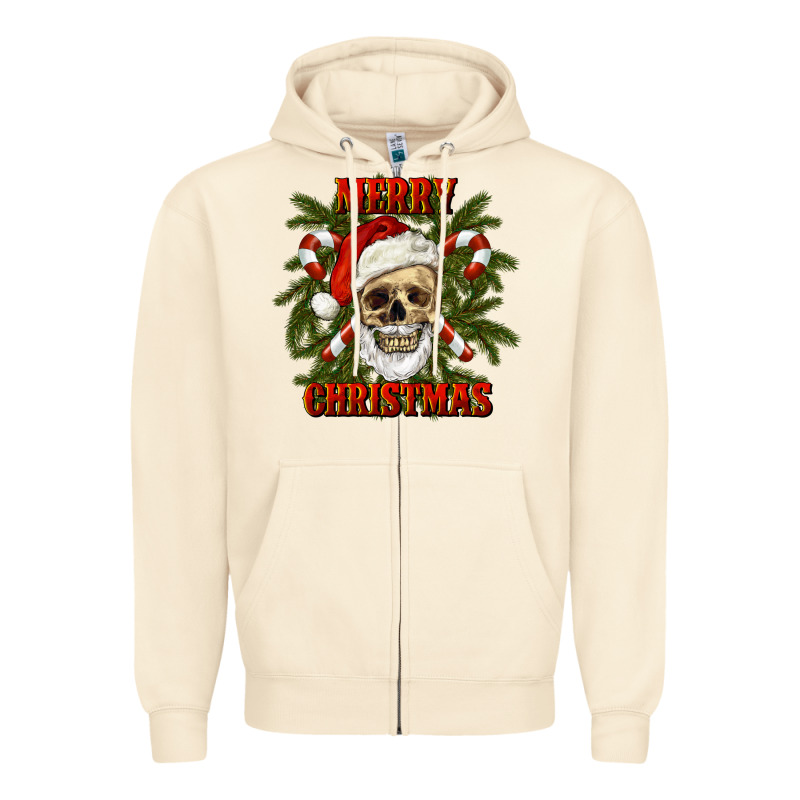 Merry Christmas Zipper Hoodie by RanaPortraitStore | Teevron