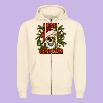 Zipper Hoodie Merry Christmas