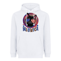 White Meowica Heavyweight Hoodie - Neo Western
