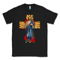 Black jesus christ cross Classic Tee - texasbilliewilder
