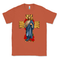 Copper jesus christ cross Classic Tee - texasbilliewilder