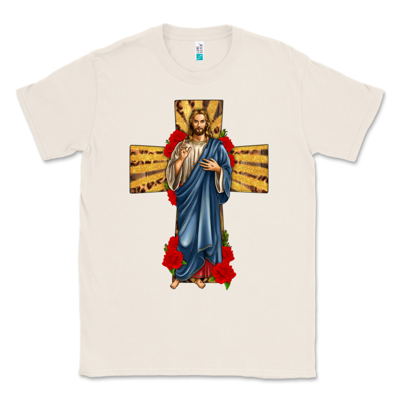 Jesus Christ Cross Classic Tee by texasbilliewilder | Teevron
