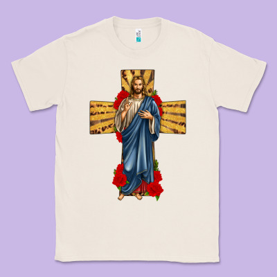 Classic Tee jesus christ cross