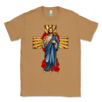 Toasted Coconut jesus christ cross Classic Tee - texasbilliewilder