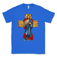 True Royal jesus christ cross Classic Tee - texasbilliewilder