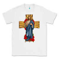White jesus christ cross Classic Tee - texasbilliewilder