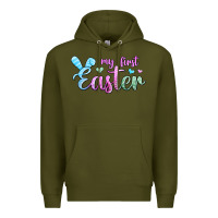 Army Green my first easter Premium Hoodie - Jasminsmagicworld