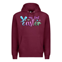 Burgundy my first easter Premium Hoodie - Jasminsmagicworld