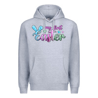 Heather Grey my first easter Premium Hoodie - Jasminsmagicworld