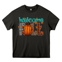 Asphalt Welcome Fall Heavy Core Tee - CowhideDigitalArt