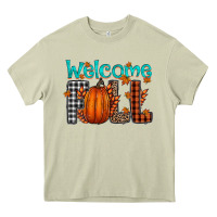 Mossy Welcome Fall Heavy Core Tee - CowhideDigitalArt