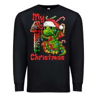 Black my first christmas dragon Premium Sweatshirt - FaDigitalArtStudio