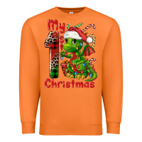 Carrot my first christmas dragon Premium Sweatshirt - FaDigitalArtStudio