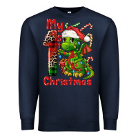 Navy my first christmas dragon Premium Sweatshirt - FaDigitalArtStudio