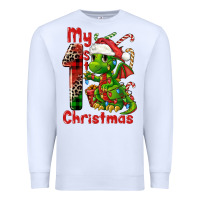 White my first christmas dragon Premium Sweatshirt - FaDigitalArtStudio