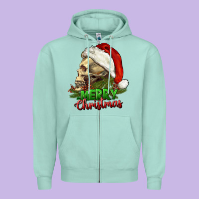 Zipper Hoodie Merry Christmas