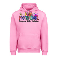 Fuchsia Pink paraprofessional Urban Hoodie - MaliasSmallBusiness
