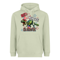 Matcha Red white rawr 4th of July Heavyweight Hoodie - CowGirlArtShop