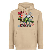 Mushroom Red white rawr 4th of July Heavyweight Hoodie - CowGirlArtShop