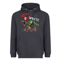 Smoke Red white rawr 4th of July Heavyweight Hoodie - CowGirlArtShop