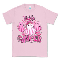 Bubblegum Pink tackle cancer halloween ghosts american football Classic Tee - RanaPortraitStore