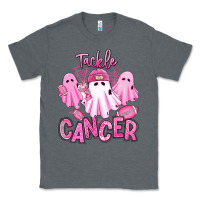 Charcoal Heather tackle cancer halloween ghosts american football Classic Tee - RanaPortraitStore