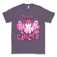 Lavender tackle cancer halloween ghosts american football Classic Tee - RanaPortraitStore