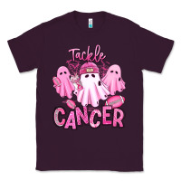 Plum tackle cancer halloween ghosts american football Classic Tee - RanaPortraitStore