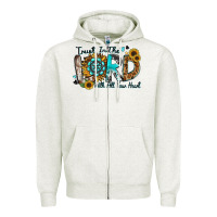 Trust In The Lord With All Your Heart Zipper Hoodie | Teevron