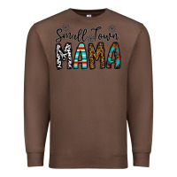 Chestnut small town mama Premium Sweatshirt - CowhideDigitalArt
