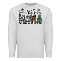 Dove Grey small town mama Premium Sweatshirt - CowhideDigitalArt