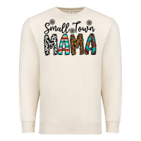 Sandshell small town mama Premium Sweatshirt - CowhideDigitalArt