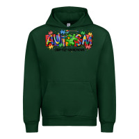 Forest Green autism awtizuhm noun Urban Hoodie - MaliasSmallBusiness