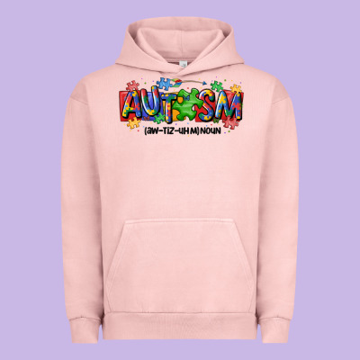 Autism Awtizuhm Noun Urban Hoodie Designed By Maliassmallbusiness